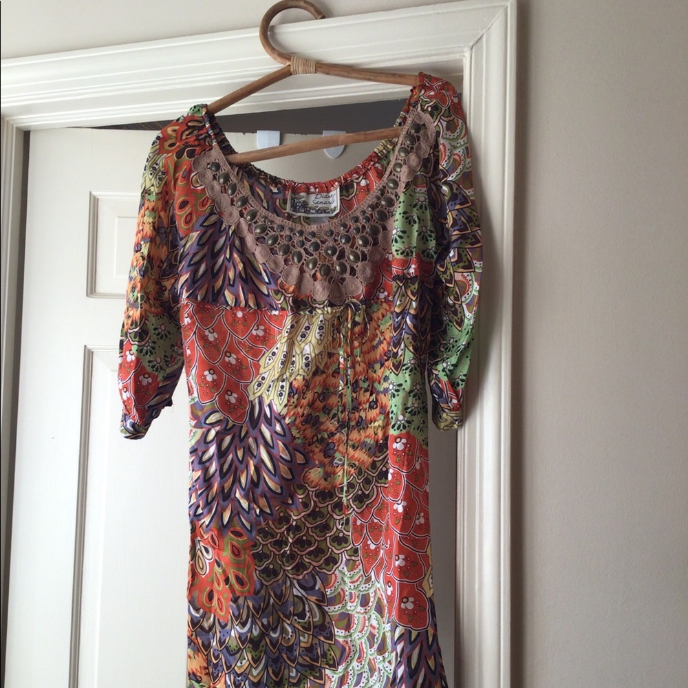 Dina Samandi silk dress/tunic from Anthropologie